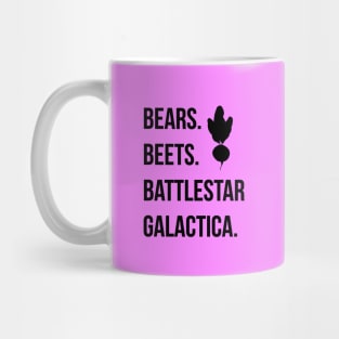 Bears Beets Battlestar Galactica Mug